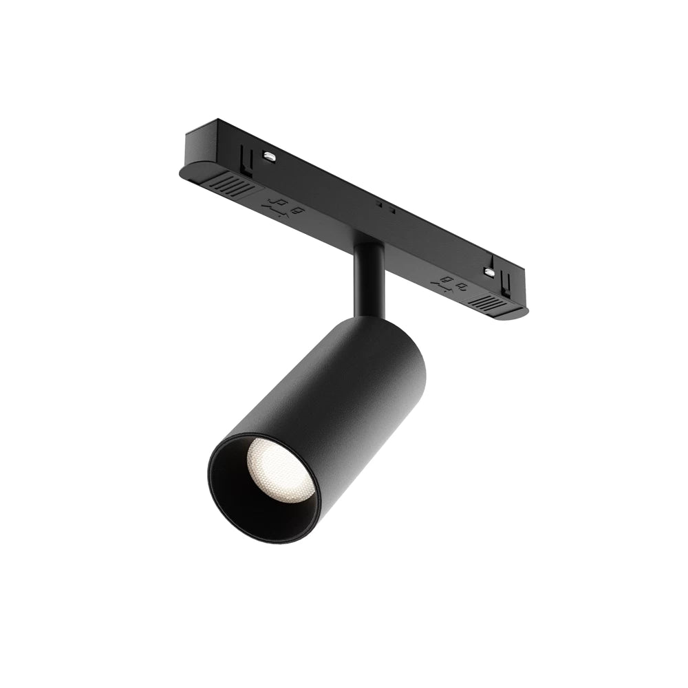 Spot pentru sina incastrata Exility din Aluminiu Negru H15xD4.5cm IP 20 5W 380lm 4000k Focus LED