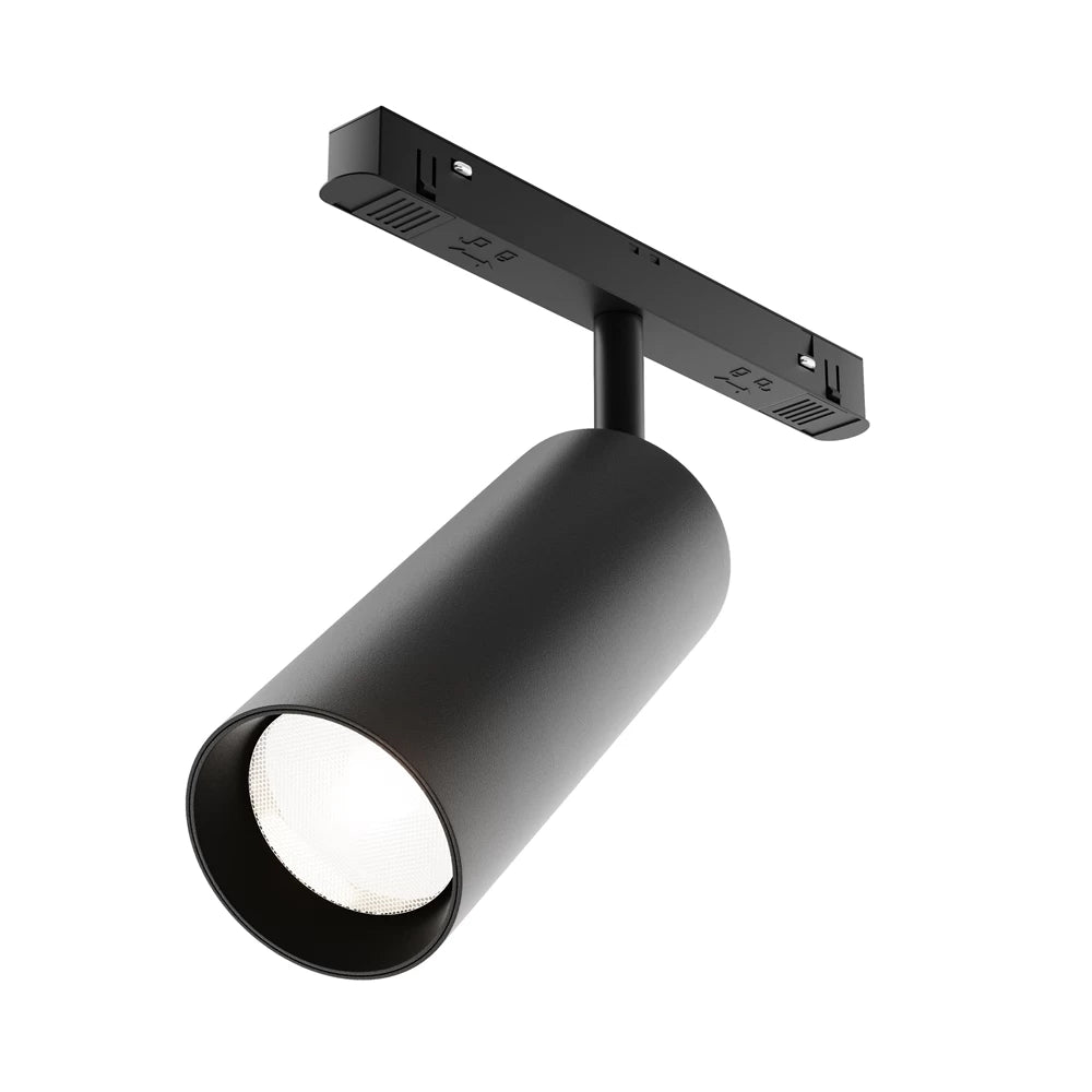 Spot dimabil pentru sina Exility incastrata din Aluminiu Negru H21xD6.5cm IP 20 20W 1500lm 3000-6000k Focus LED