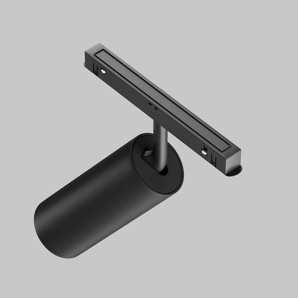 Spot dimabil pentru sina Exility incastrata din Aluminiu Negru H21xD6.5cm IP 20 20W 1500lm 3000-6000k Focus LED