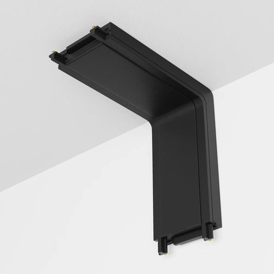 Conector colt sina magnetica Radity din Plastic Negru