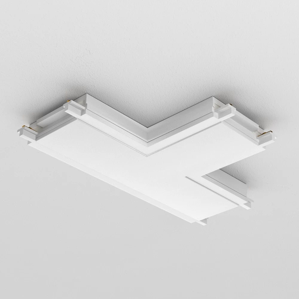 Conector T sina magnetica Radity din Plastic Alb