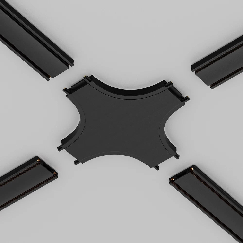 Conector X sina magnetica Radity din Plastic Negru