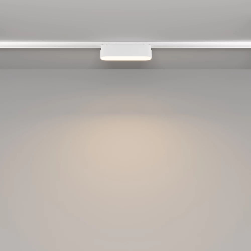 Spot pentru sina Radity din Aluminiu Alb H3xL12cm IP 20 6W 450lm 3000k Basis