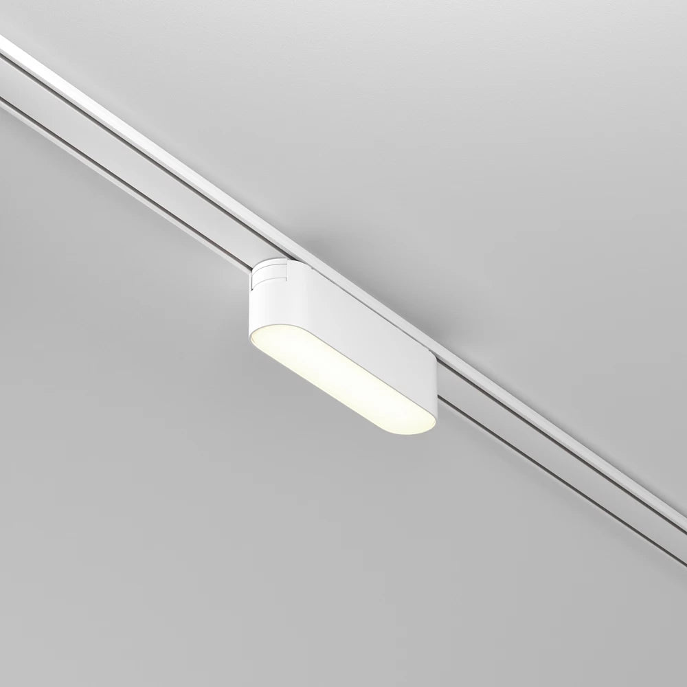 Spot pentru sina Radity din Aluminiu Alb H3xL12cm IP 20 6W 500lm 4000k Basis