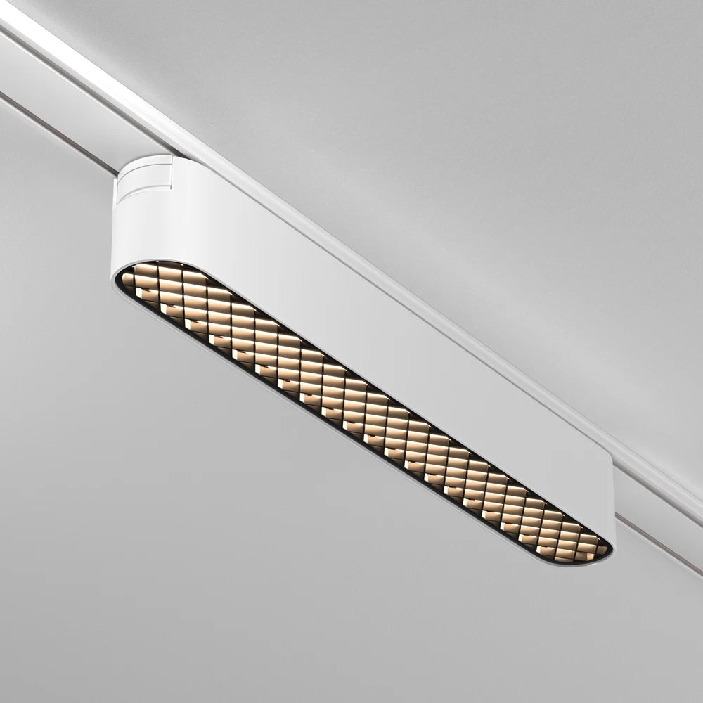 Spot pentru sina Radity din Aluminiu Alb H3xL22cm IP 20 12W 190lm 4000k Basis Grid