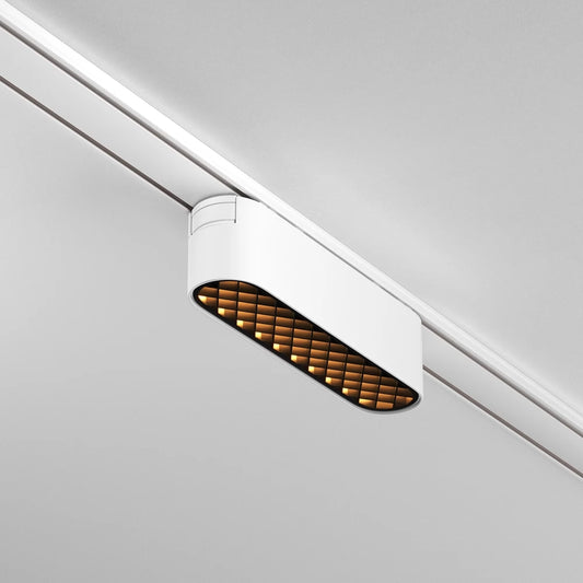 Spot pentru sina Radity din Aluminiu Alb H3xL12cm IP 20 6W 90lm 3000k Basis Grid