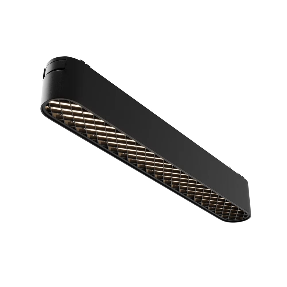 Spot pentru sina Radity din Aluminiu Negru H3xL22cm IP 20 12W 190lm 4000k Basis Grid