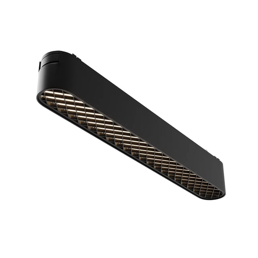Spot pentru sina Radity din Aluminiu Negru H3xL22cm IP 20 12W 190lm 4000k Basis Grid