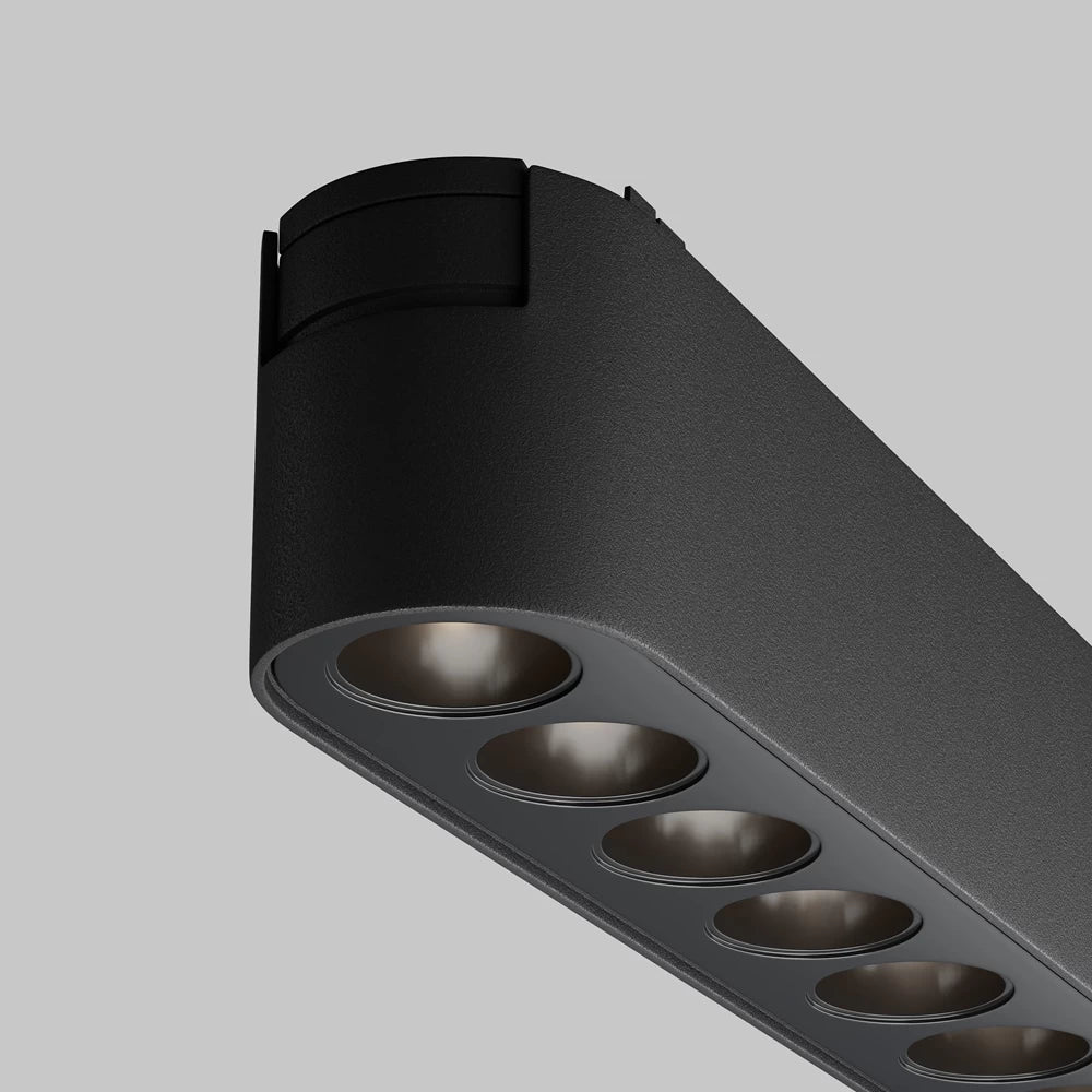 Spot pentru sina Radity din Aluminiu Negru H3xL22cm IP 20 12W 1400lm 4000k Points