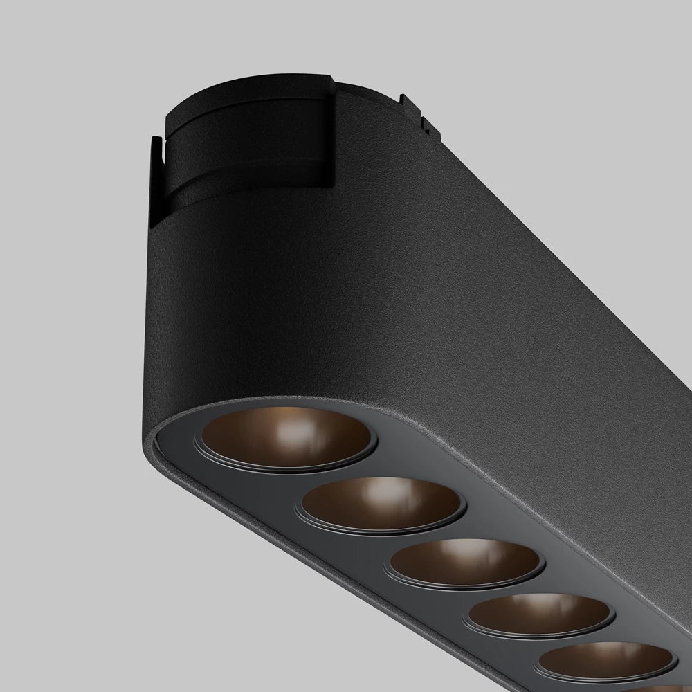 Spot pentru sina Radity din Aluminiu Negru H3xL33cm IP 20 16W 1800lm 3000k Points