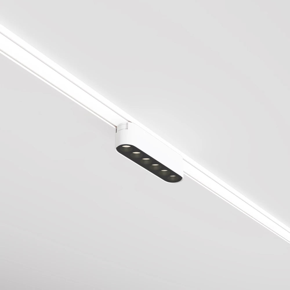 Spot pentru sina Radity din Aluminiu Alb H3xL12cm IP 20 6W 600lm 3000k Points