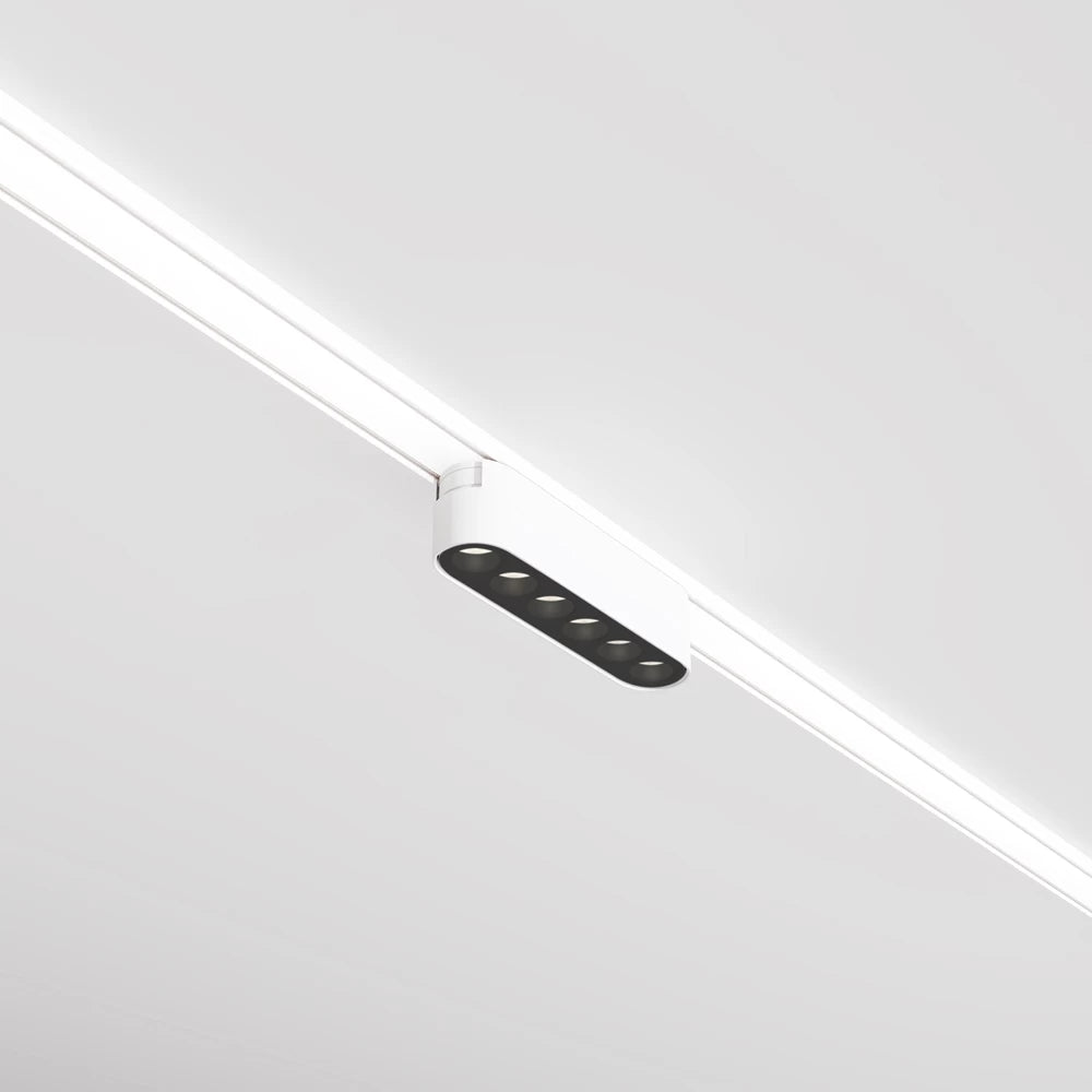 Spot pentru sina Radity din Aluminiu Alb H3xL12cm IP 20 6W 700lm 4000k Points