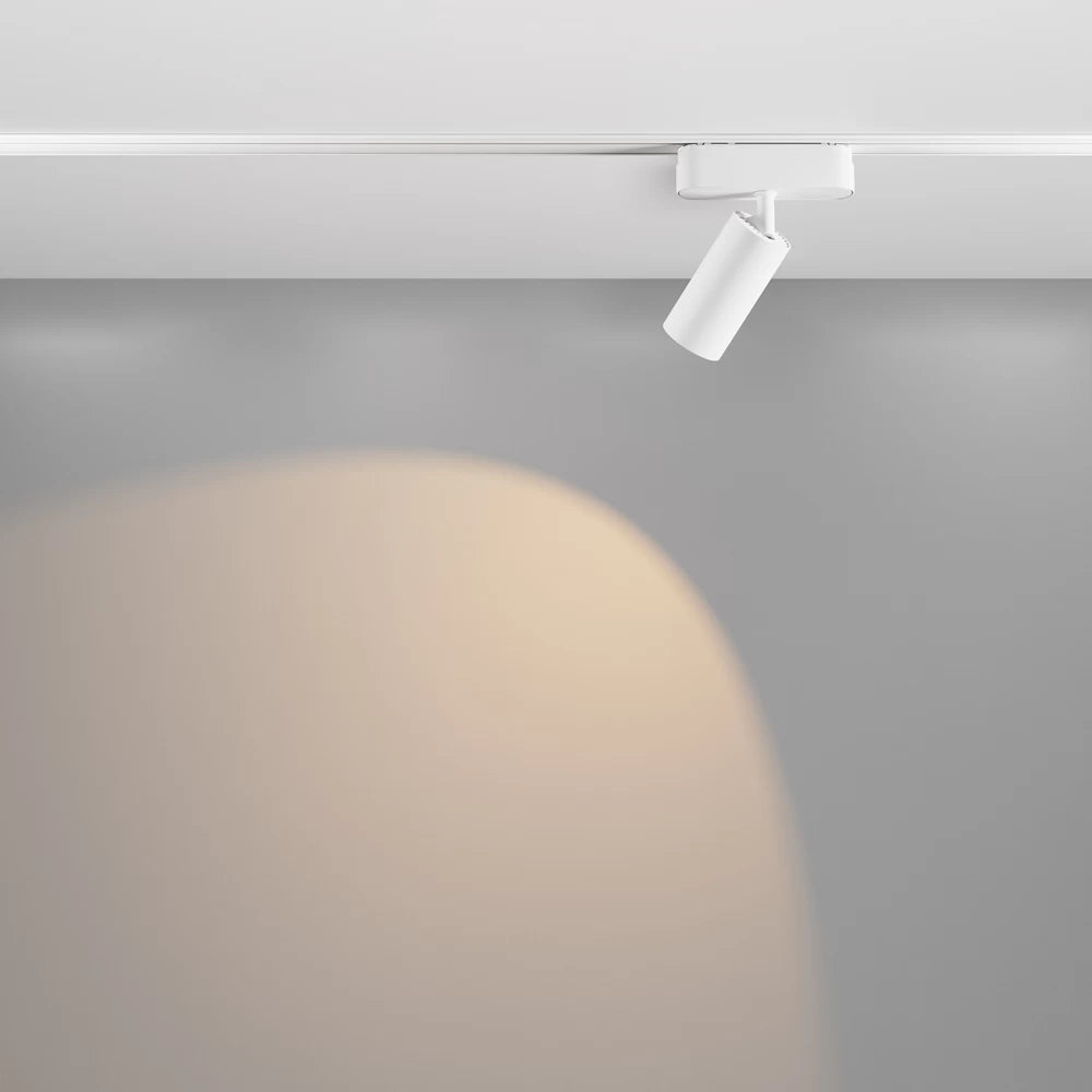 Spot pentru sina Radity din Aluminiu Alb H13xL11.5cm IP 20 12W 1100lm 4000k Focus LED