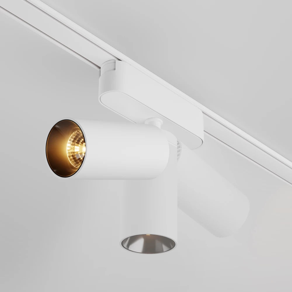Spot pentru sina Radity din Aluminiu Alb H13xL11.5cm IP 20 12W 1100lm 4000k Focus LED
