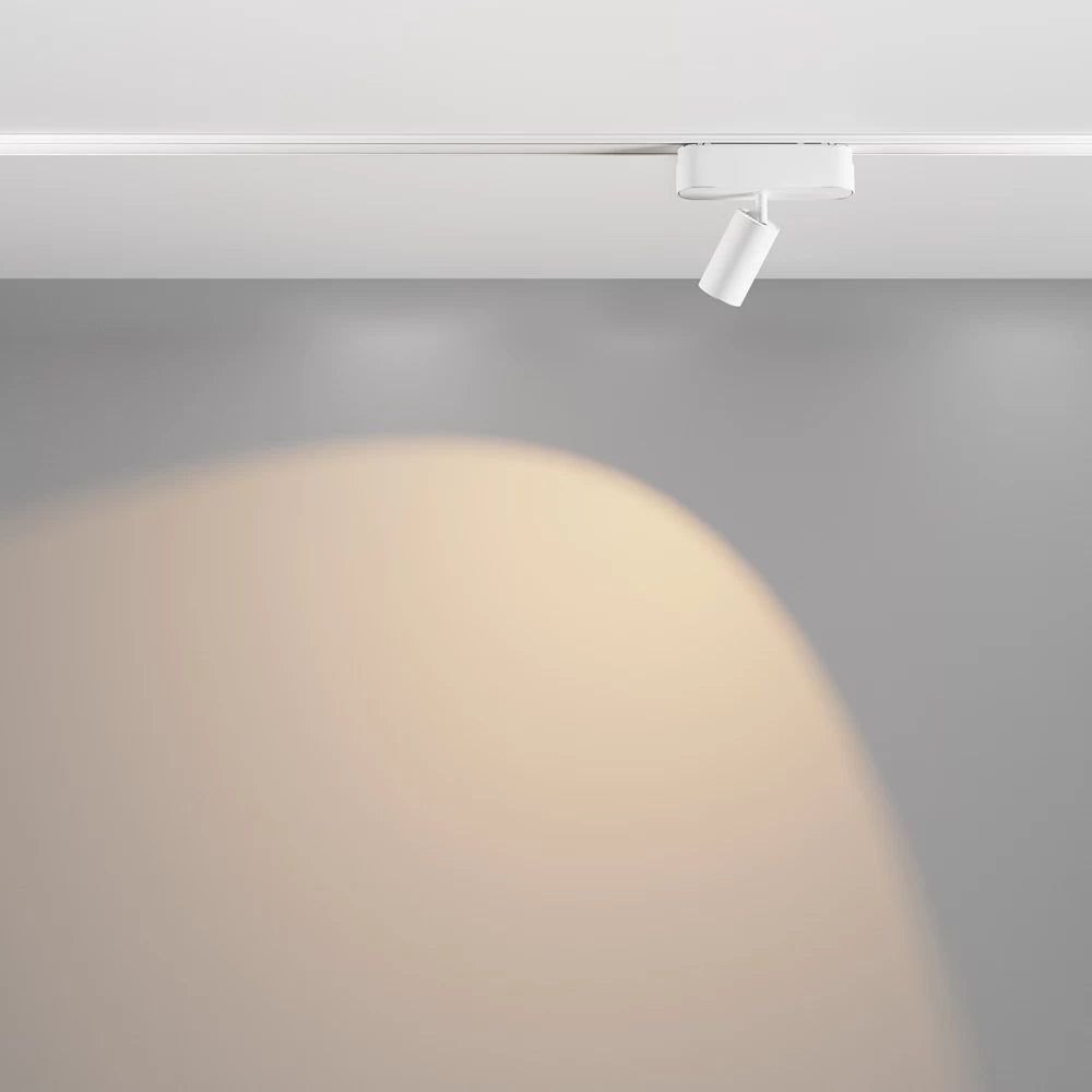 Spot pentru sina Radity din Aluminiu Alb H10xL11.5cm IP 20 5W 400lm 3000k Focus LED