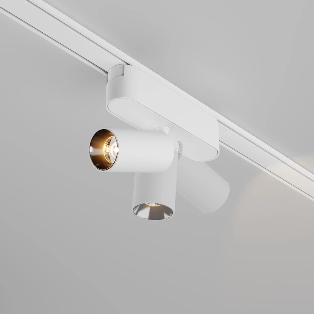 Spot pentru sina Radity din Aluminiu Alb H10xL11.5cm IP 20 5W 450lm 4000k Focus LED