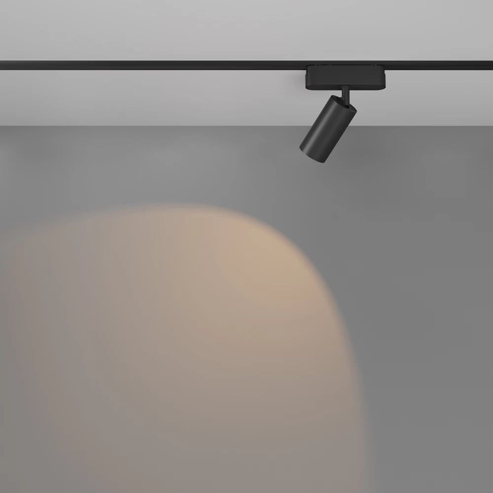 Spot pentru sina Radity din Aluminiu Negru H13xL11.5cm IP 20 12W 1000lm 3000k Focus LED
