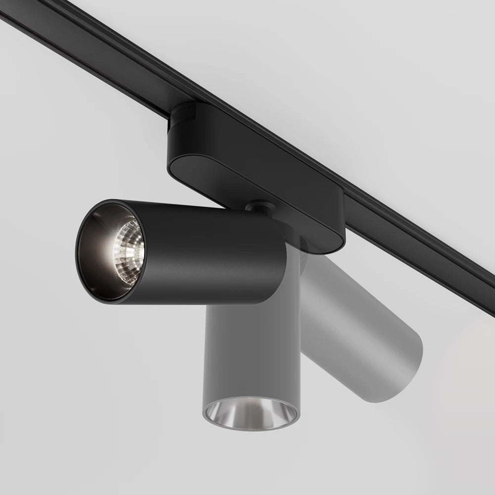 Spot pentru sina Radity din Aluminiu Negru H13xL11.5cm IP 20 12W 1100lm 4000k Focus LED