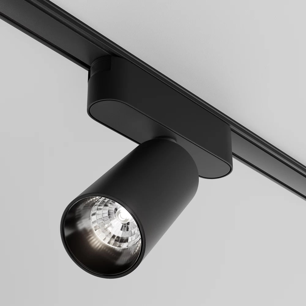 Spot pentru sina Radity din Aluminiu Negru H13xL11.5cm IP 20 12W 1100lm 4000k Focus LED