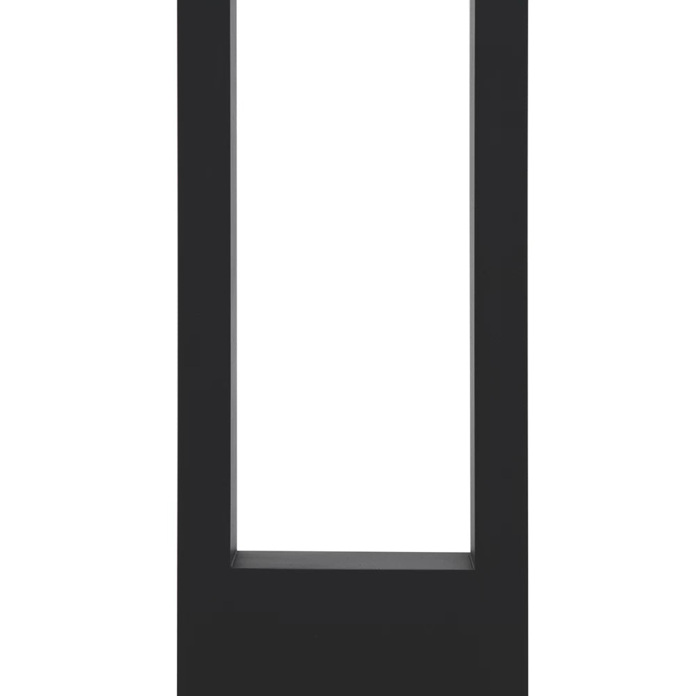 Stalp exterior de iluminat din Metal Negru H200xL20cm IP65 25W 1350lm 3000k Bonn