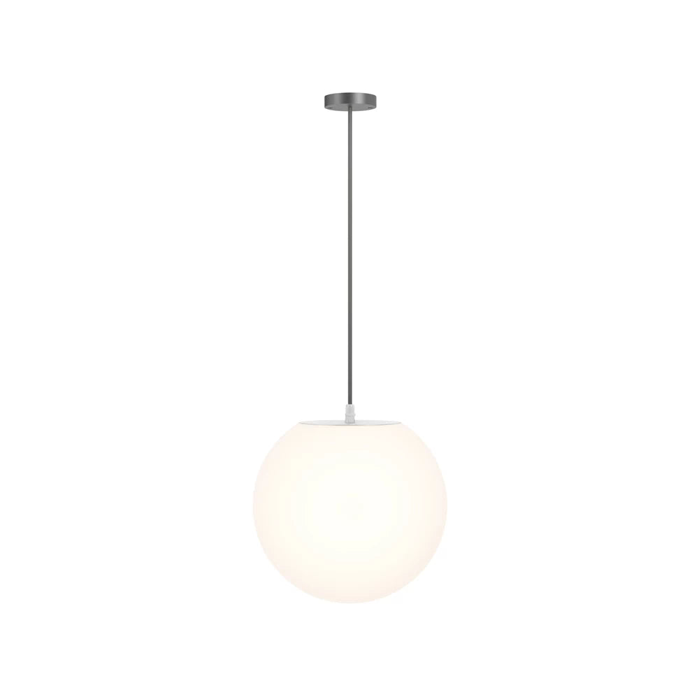 Pendul exterior din Plastic Negru H150xD30cm IP54 E27 30W Erda