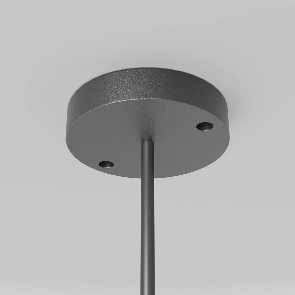 Pendul exterior din Plastic Negru H150xD30cm IP54 E27 30W Erda