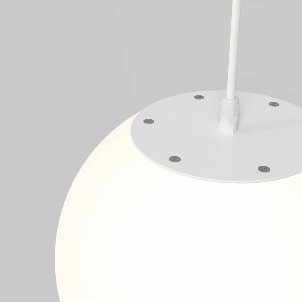 Pendul exterior din Plastic Alb H150xD30cm IP54 E27 30W Erda