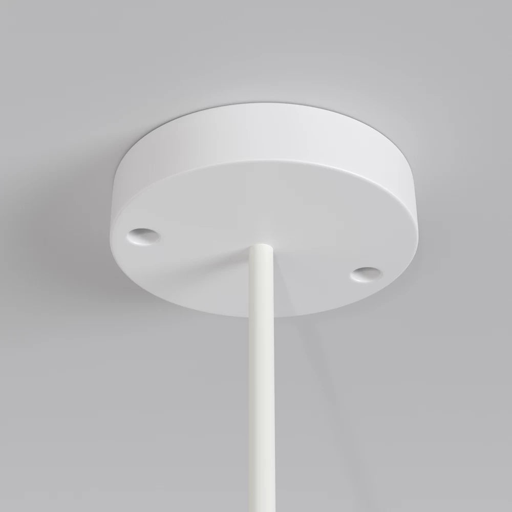 Pendul exterior din Plastic Alb H150xD30cm IP54 E27 30W Erda
