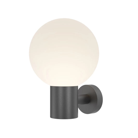 Aplica de perete de exterior din Aluminiu Negru H28xD20cm IP54 E27 60W Bold