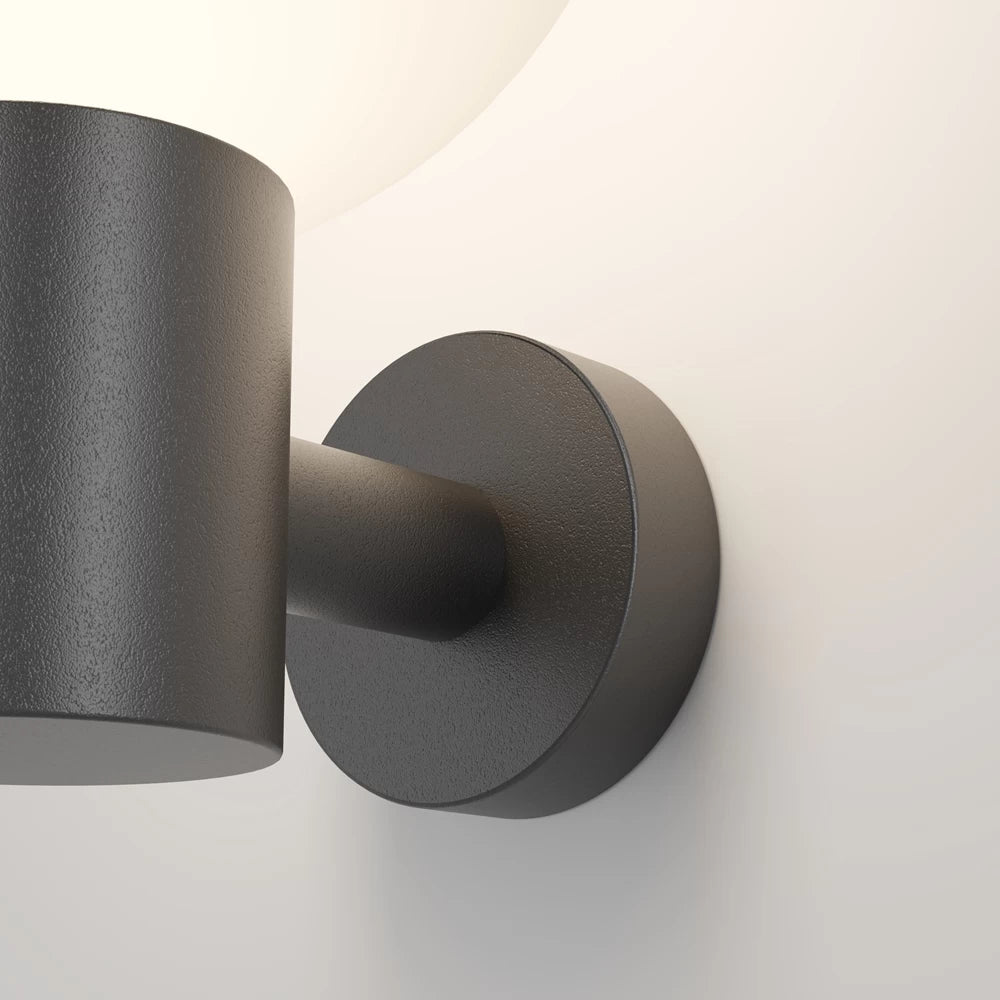 Aplica de perete de exterior din Aluminiu Negru H28xD20cm IP54 E27 60W Bold