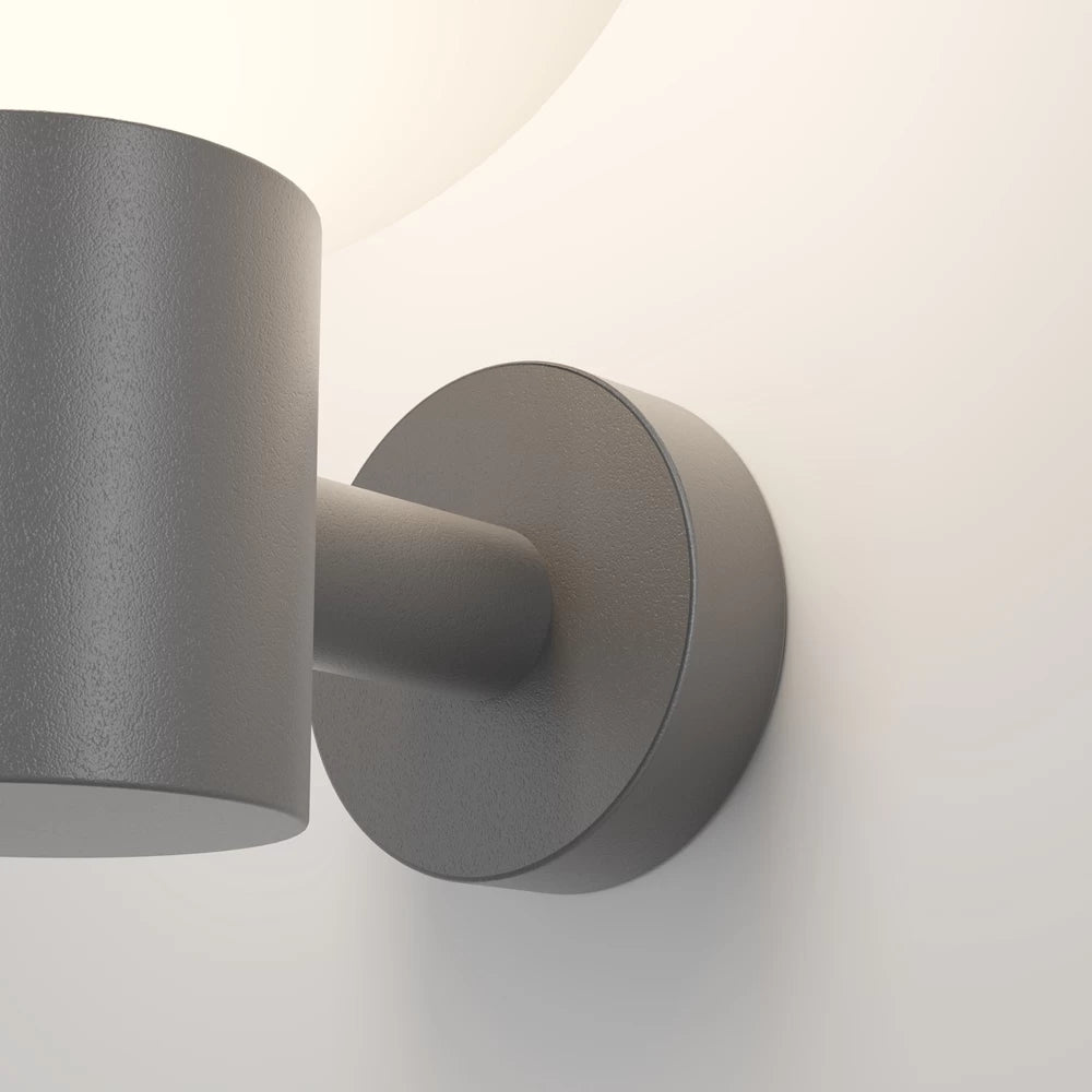 Aplica de perete de exterior din Aluminiu Gri H28xD20cm IP54 E27 60W Bold