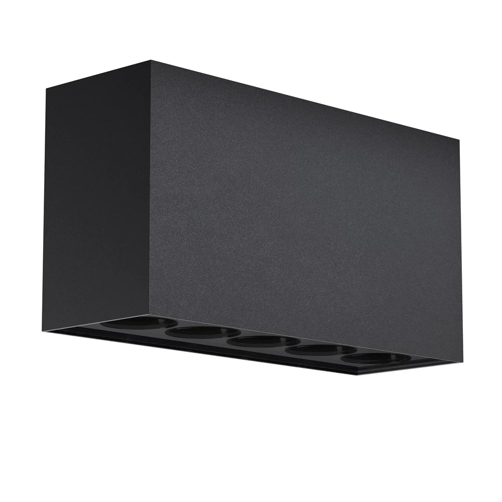 Plafoniera de exterior din Metal Negru H8xL15cm IP54 10W 700lm 3000k Ares