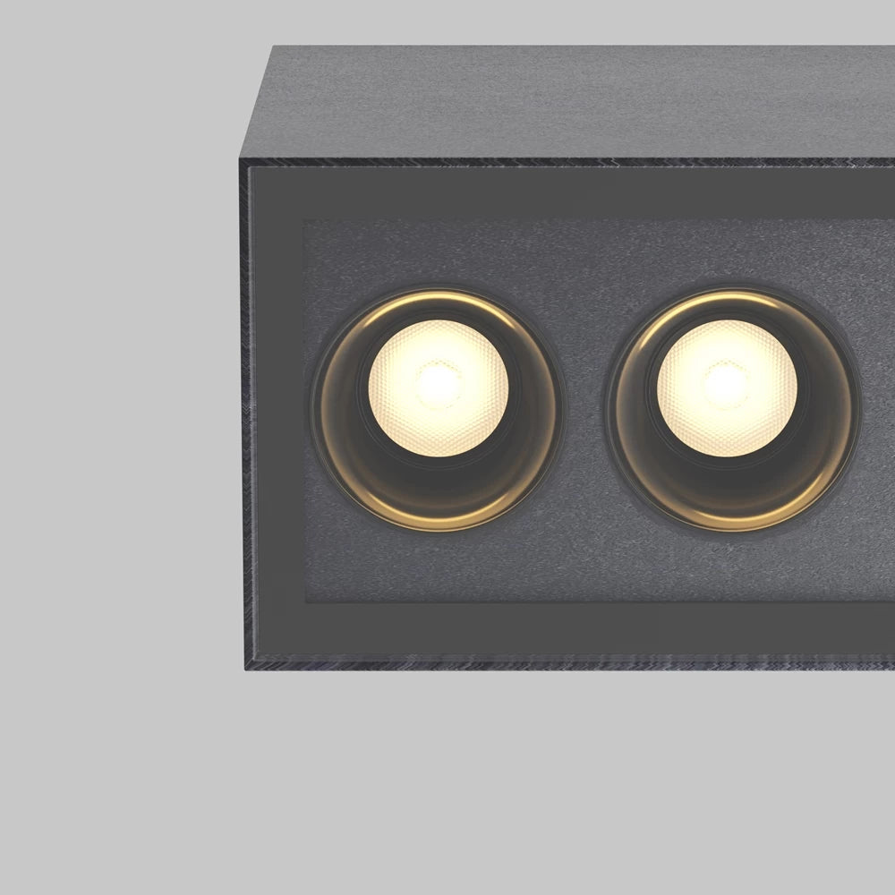 Plafoniera de exterior din Metal Negru H8xL15cm IP54 10W 700lm 3000k Ares