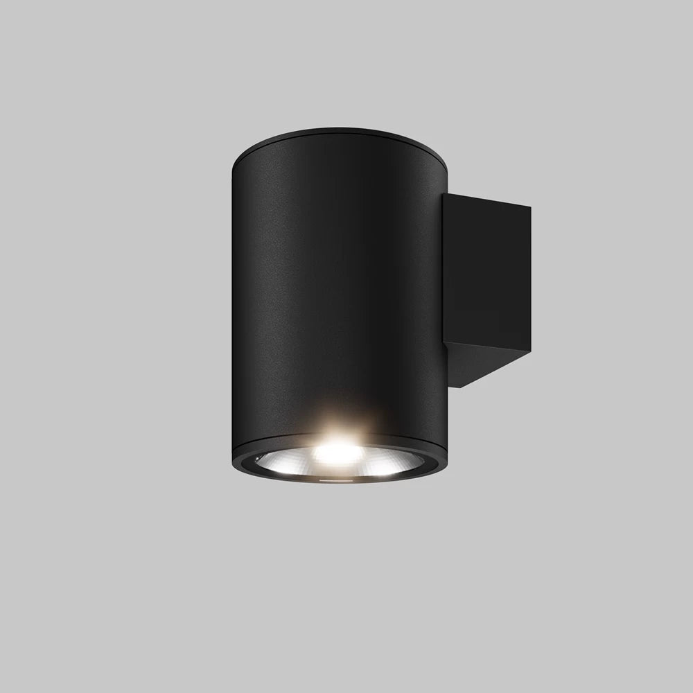 Aplica de perete de exterior din Metal Negru grafit H12xD9cm IP65 5W 350lm 3000k Shim