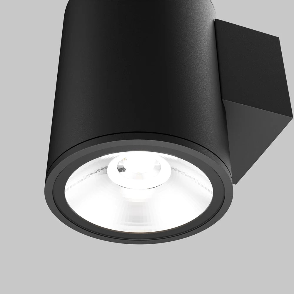 Aplica de perete de exterior din Metal Negru grafit H12xD9cm IP65 5W 350lm 3000k Shim
