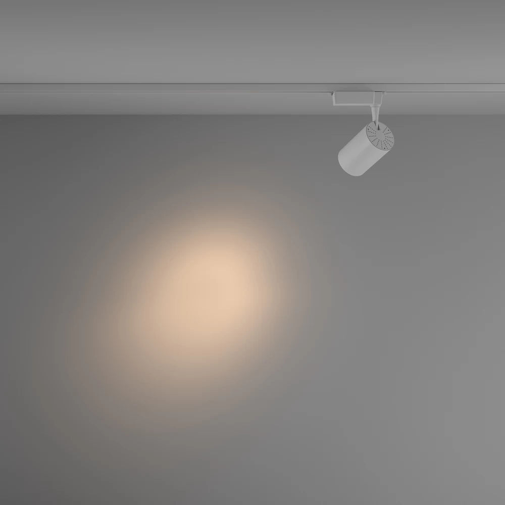 Set sina monofazata 1m din Aluminiu Alb cu 3 spoturi din aluminiu Alb Modul led 15W 1600lm 3000k Unity Vuoro