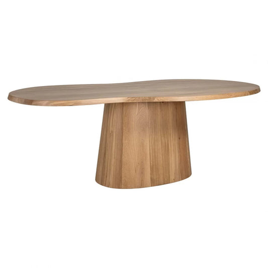 Masa Asimetrica de 6 persoane din Lemn de stejar Maro L230xH76cm Riva Richmond Interiors
