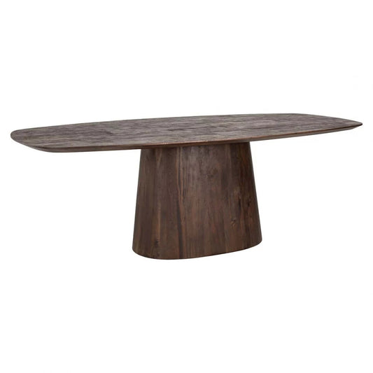 Masa Ovala de 6 persoane din Lemn de mango Maro L230xH76cm Alix Richmond Interiors