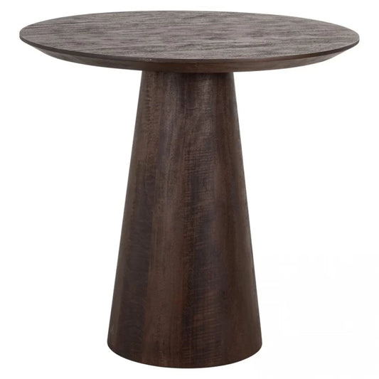 Masa Rotunda de 2 persoane din Lemn de mango Maro D80xH76cm Willow Richmond Interiors