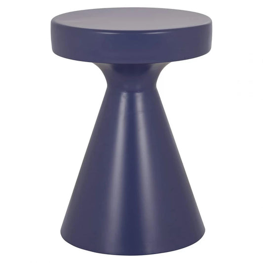 Masuta laterala Rotunda din Metal Mov D30xH41cm Kimble Richmond Interiors