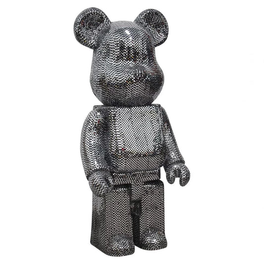 Figurina decorativa Urs din Polirasina Argintiu H101xL46cm Bear Big Richmond interiors