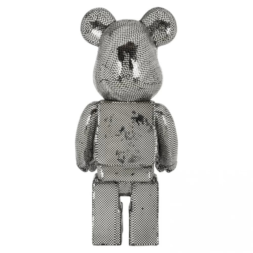Figurina decorativa Urs din Polirasina Argintiu H101xL46cm Bear Big Richmond interiors