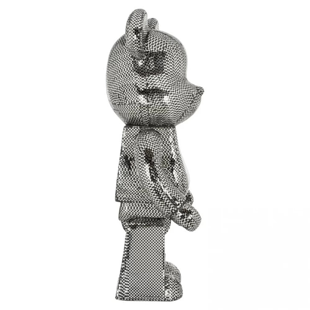 Figurina decorativa Urs din Polirasina Argintiu H101xL46cm Bear Big Richmond interiors