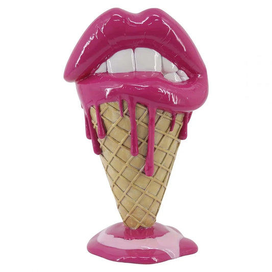 Obiect decorativ din Polirasina Multicolor H31xL18.5cm Ice lips Richmond interiors