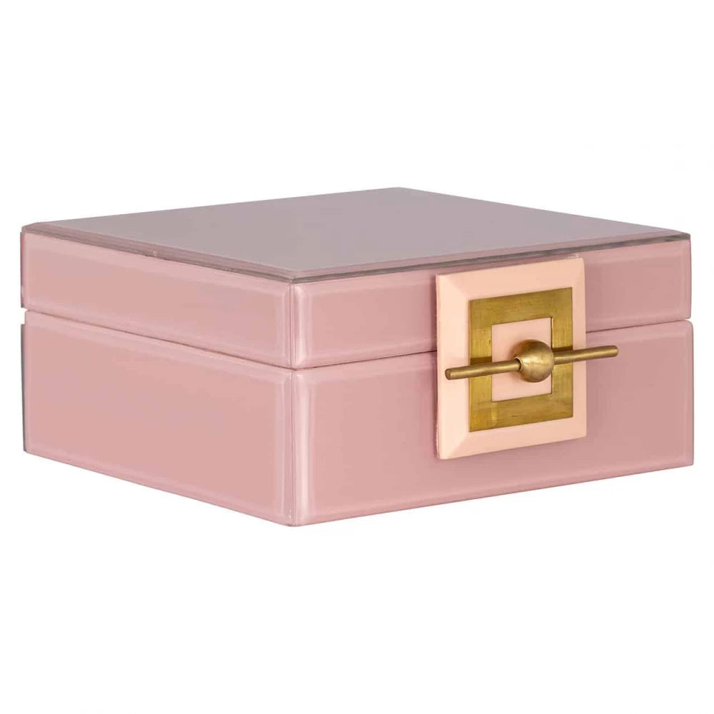 Cutie bijuterii din MDF Roz H8xL16cm Bodine Richmond interiors
