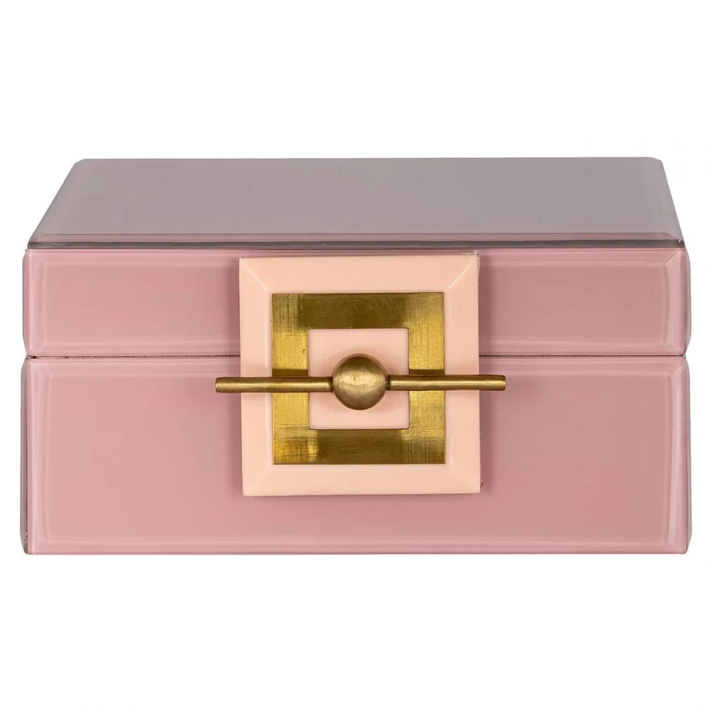 Cutie bijuterii din MDF Roz H8xL16cm Bodine Richmond interiors