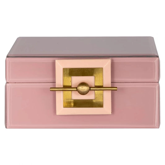 Cutie bijuterii din MDF Roz H8xL16cm Bodine Richmond interiors