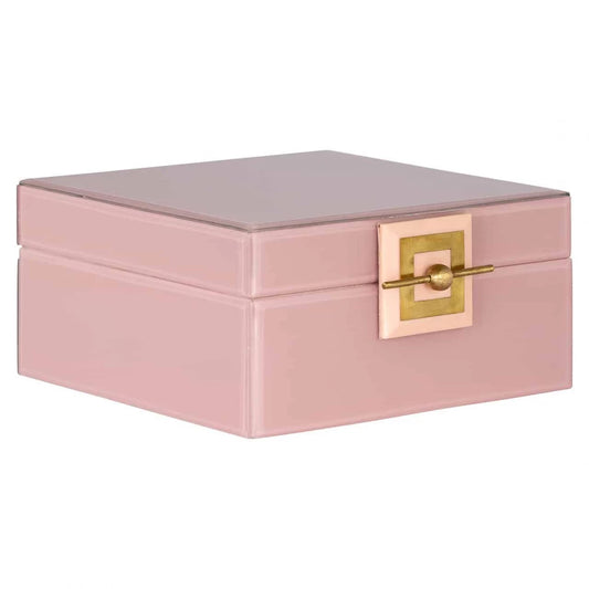 Cutie bijuterii din MDF Roz H10xL21cm Bodine Richmond interiors