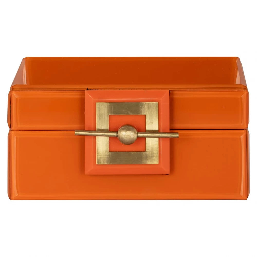 Cutie bijuterii din MDF Portocaliu H8xL16cm Bodine Richmond interiors