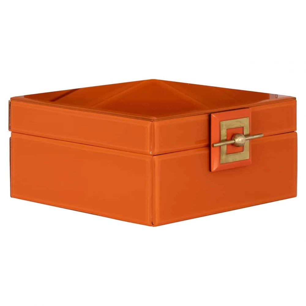 Cutie bijuterii din MDF Portocaliu H10xL21cm Bodine Richmond interiors